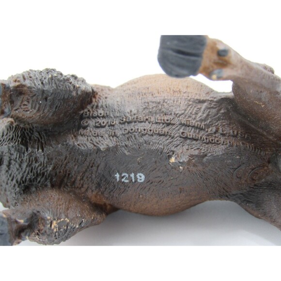 Safari Ltd Brown Buffalo Bison 2018 Animal Figure Realistic Toy Figurine - Picture 7 of 16